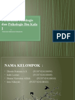 Perubahan Fisiologis Dan Psikologis Ibu Kala I