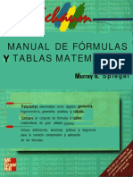 Manual de Formulas Matematicas PDF