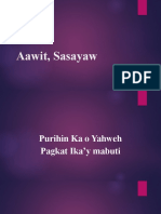 Aawit, Sasayaw