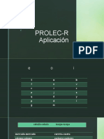 PROLEC-R Aplicación