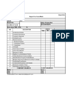 Form Work Check List PDF
