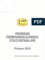 Prosedur Permohonan Syarikat Utiliti Kepada JKR