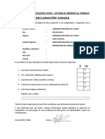 Ficha de Sintomatología Covid-19 PDF