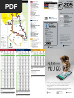 Joondalup CAT Timetable 205 20200202