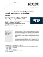 Couchman et al. - 2007 - Nursing care of the mechanically ventilated patient What does the evidence say. Part one-annotated