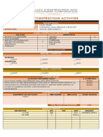 Sample Logbook Construction