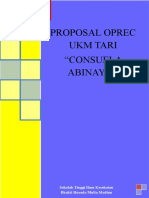Contoh Proposal Oprec