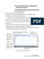 Pengenalan Dan Pengolahan Data Menggunakan SPSS For Windows PDF