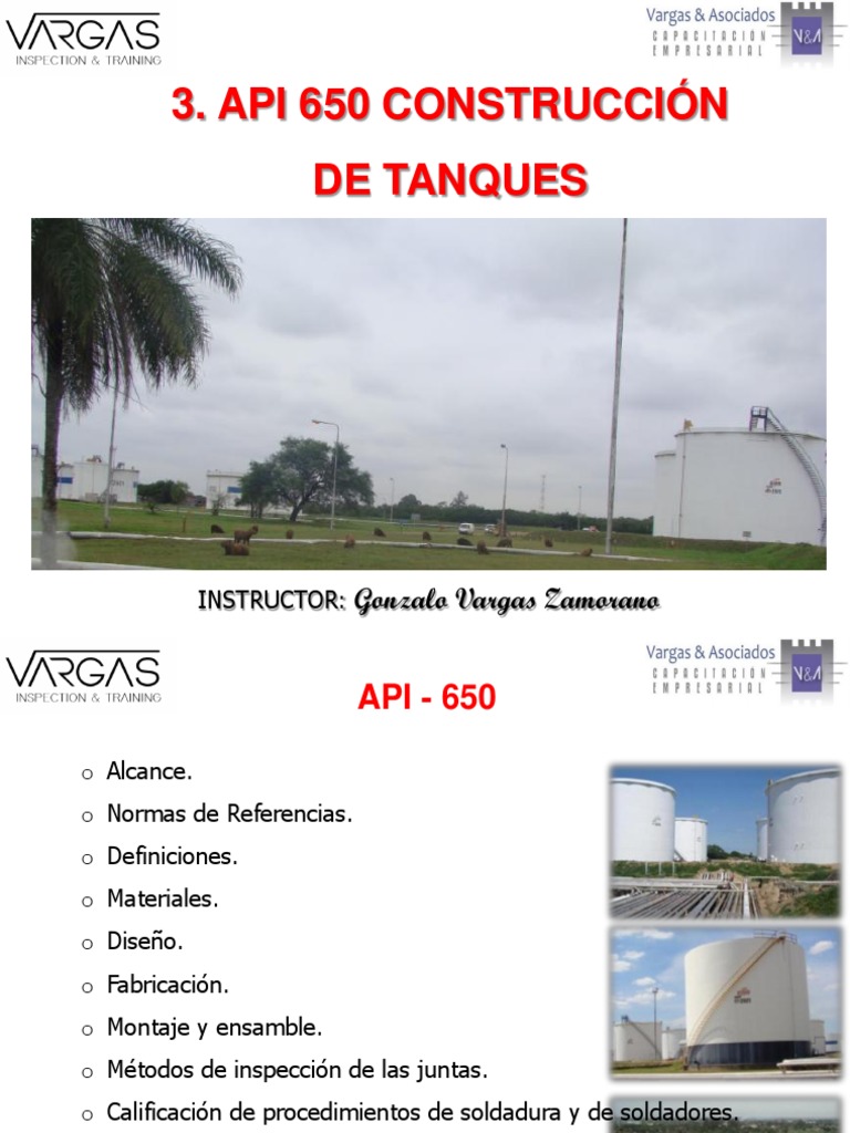 Diseño de Tanques API 650 | PDF | Acero | Tanques