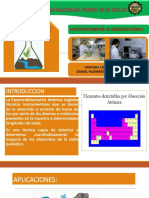 Análisis de suelo, agua y planta por espectrofotometría