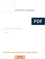 GOLONGAN AGAMA