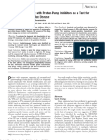 Article: Short-Term Treatment With Proton-Pump Inhibitors As A Test For Gastroesophageal Reflux Disease