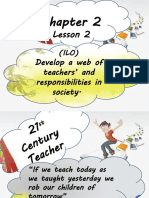 Lesson 2: Develop A Web of Teachers' and Responsibilities in Society