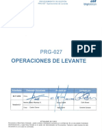 PRG-027 Operaciones de Levante