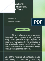 Ped13 Management of Time