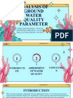 Analysis of Ground Water Quality Parameter