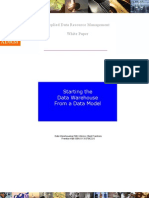Starting The Data Warehouse From A Data Model: Applied Data Resource Management White Paper