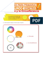 El Círculo y La Circunferencia para Segundo de Primaria PDF