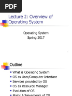 Lecture 2: Overview of Operating System