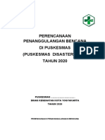 Contoh Puskesmas Disaster Plan (PDP) Perencanaan Bencana Puskesmas