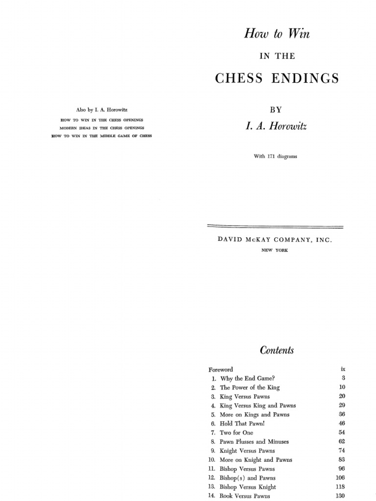 Chess Endings | PDF