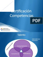 Certificación Competencias