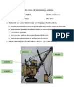 Examen Final de Maquinaria Minera - Osco Aldana Nelson