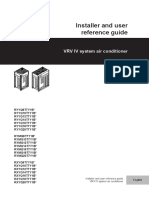 RYYQ-T, RYMQ-T, RXYQ-T, RYYQ-T8 - 4PEN370475-1C - 2016 - 11 - Installer and User Reference Guide - English