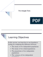 Two Sample Test PDF