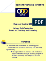 RS08_SSE_School_Self-evaluation-Teaching_and_Learning.ppt