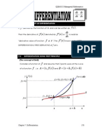 Chapter 7 - Differentation