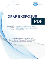 Draf Eksposur SA 701 - Pengomunikasian Hal Audit Utama Dalam Laporan Auditor Independen_Final