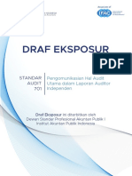 Draf Eksposur SA 701 - Pengomunikasian Hal Audit Utama Dalam Laporan Auditor Independen - Final