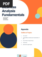 Business Analysis Fundamentals: by Leila Hamid