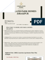 Highland Park Homes Zirakpur: RERA Registered Project Reg. No. PBRERA-SAS79-PR0127 GSTIN: 03AAJFH2922H1ZP