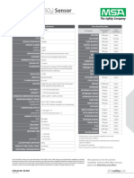 Sulfur Dioxide (SO ) Sensor: Technical Data Sheet