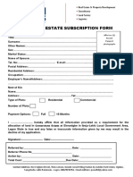 Cornerstone Subscription Form