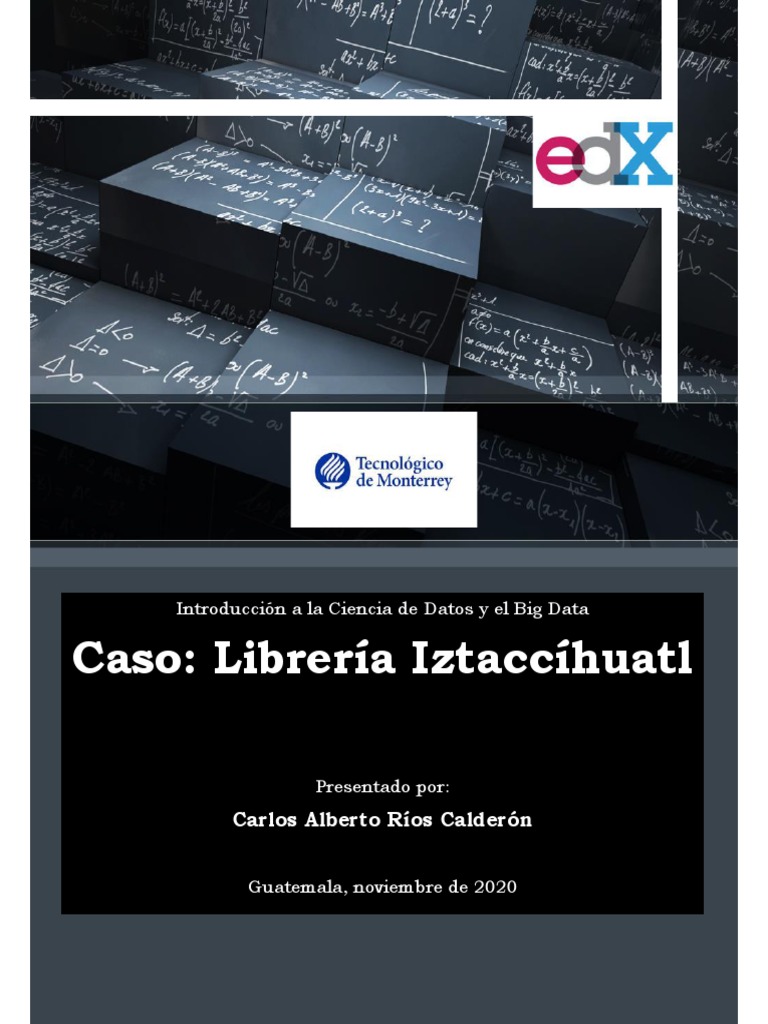 Caso Practico - Librería Iztaccihuatl | PDF | Big Data | Analítica ...