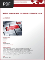 Global Internet and E-Commerce Trends 2010 by Ystats