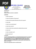 Auditing in Cis Prelim Exam Raquel Alvarez-De Castro, Cpa, Mba/Mpa I.Questions