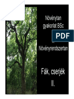 Fák, Cserjék II PDF