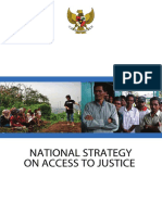 Access To Nationa Justice Indonesia Stranas 2009 - English