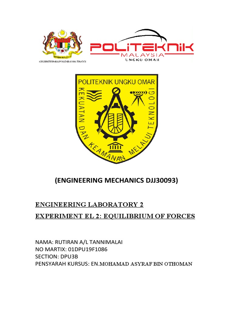 Equilibrium of Forces Determining the Resultant Force Using Pulleys and Weights PDF Gravity