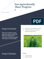 Creating A More Agriculturally Sustainable Maui Progress Presentation