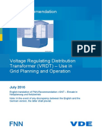 Voltage Regulating Distribution Transformer (VRDT) – Use in Grid Planning and Operation