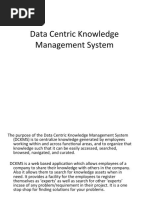 Data Centric Knowledge Management System