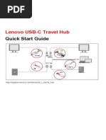 Lenovo USB-C Travel Hub: Quick Start Guide