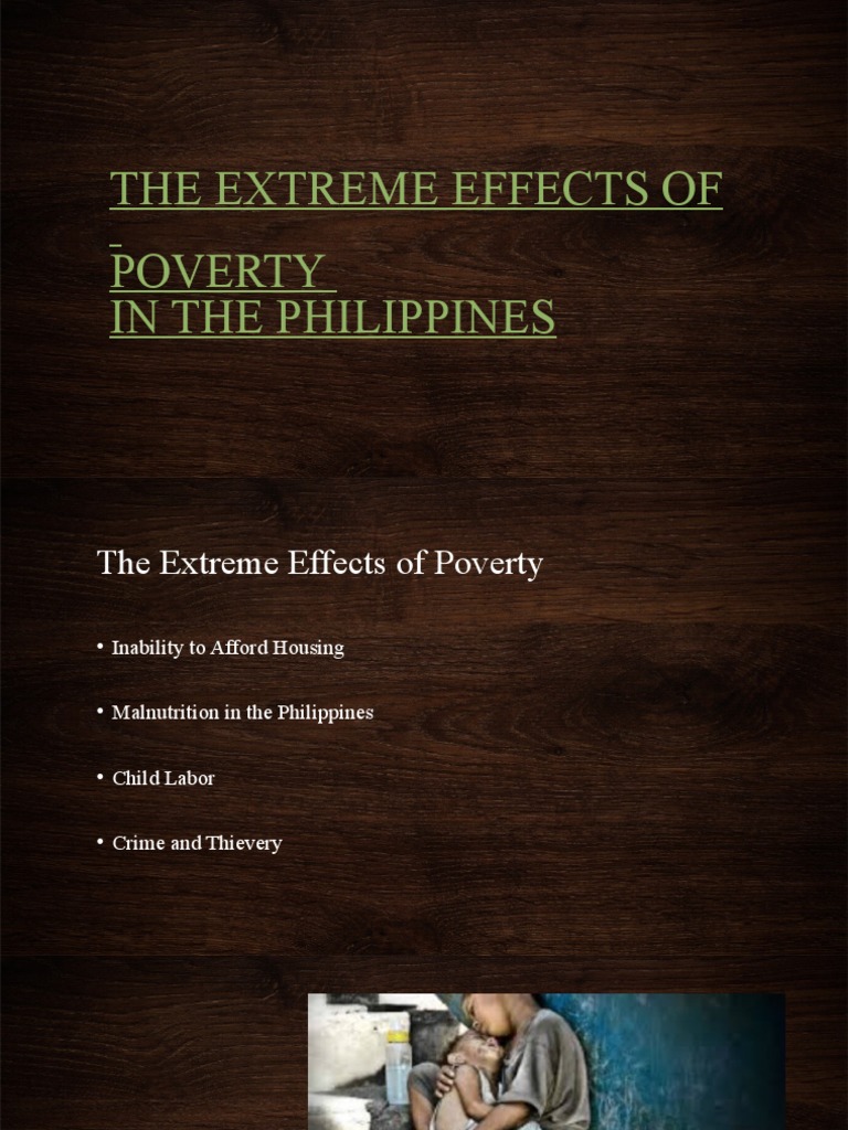 Extreme Poverty Effects in the Philippines | PDF | Technology & Engineering