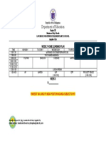 Department of Education: Weekly Home Learning Plan