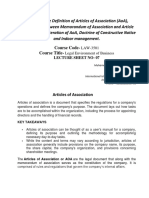 Definition of Articles of Association (AoA), PDF